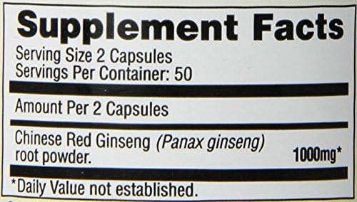 Imperial Elixir Chinese Red Ginseng Capsules – 100 Count – 3 Pack