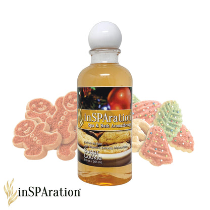 inSPAration Spa Aromatherapy 9oz Spa Liquid – Holiday Sugar Cookie & Pumpkin