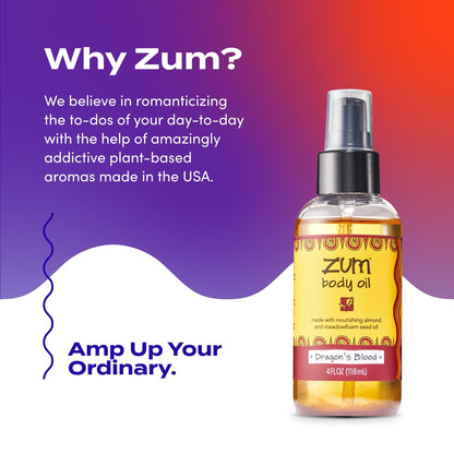Indigo Wild Zum Dragon's Blood Body Oil – Nourishing Massage Oil (4 oz)