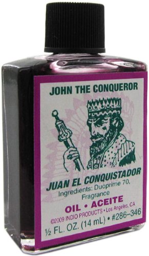 Indio John The Conqueror Oil 1/2 fl oz – Spiritual Oil for Rituals | Indio Products