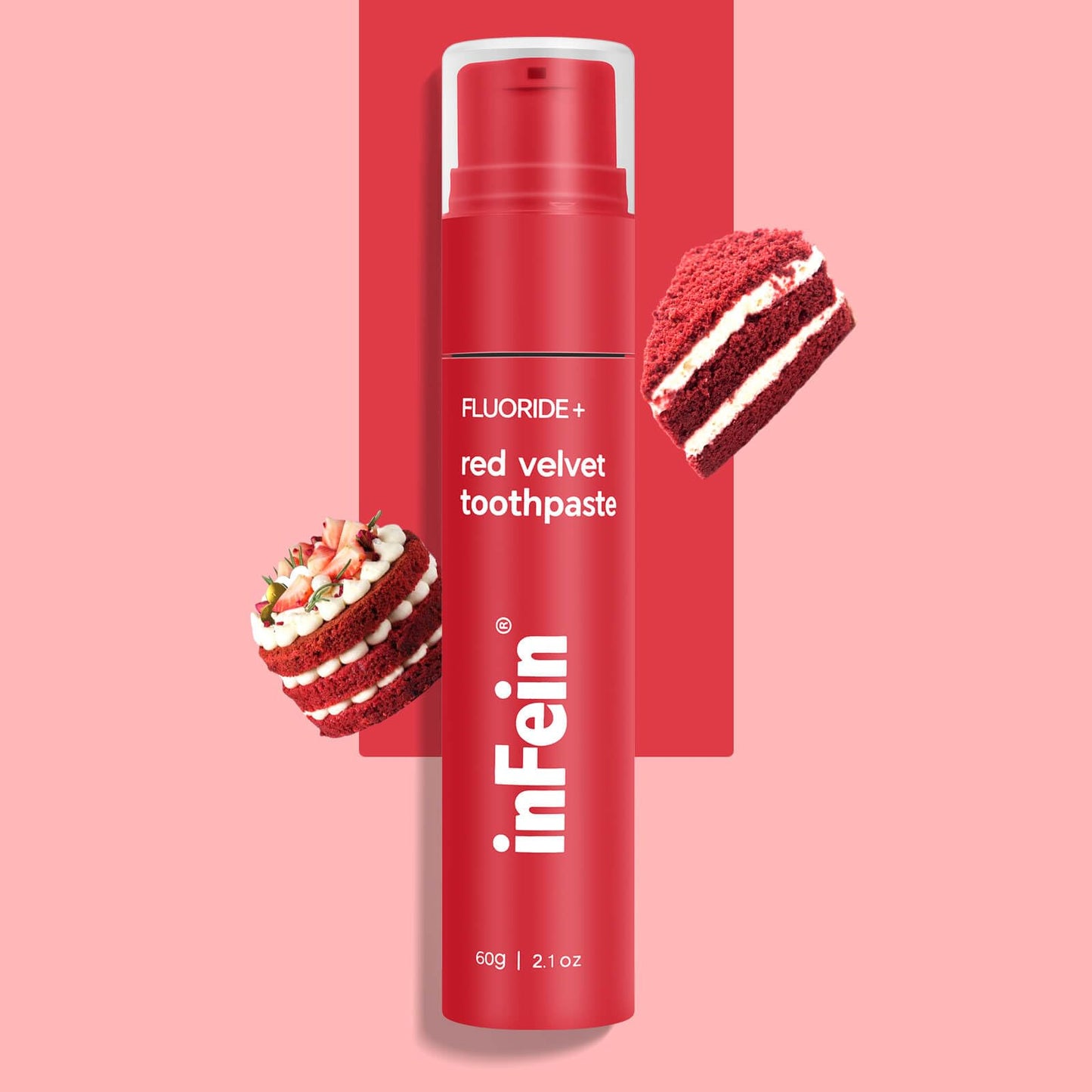 inFein Red Velvet Fluoride Toothpaste – Guilt-Free Sweetness for a Brighter Smile