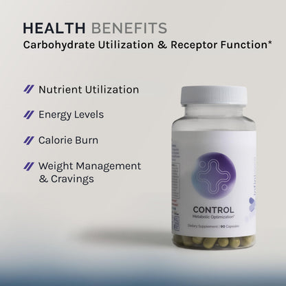 InfiniWell Control - Metabolic Health & Energy Support | Next-Gen Berberine (90 Capsules)