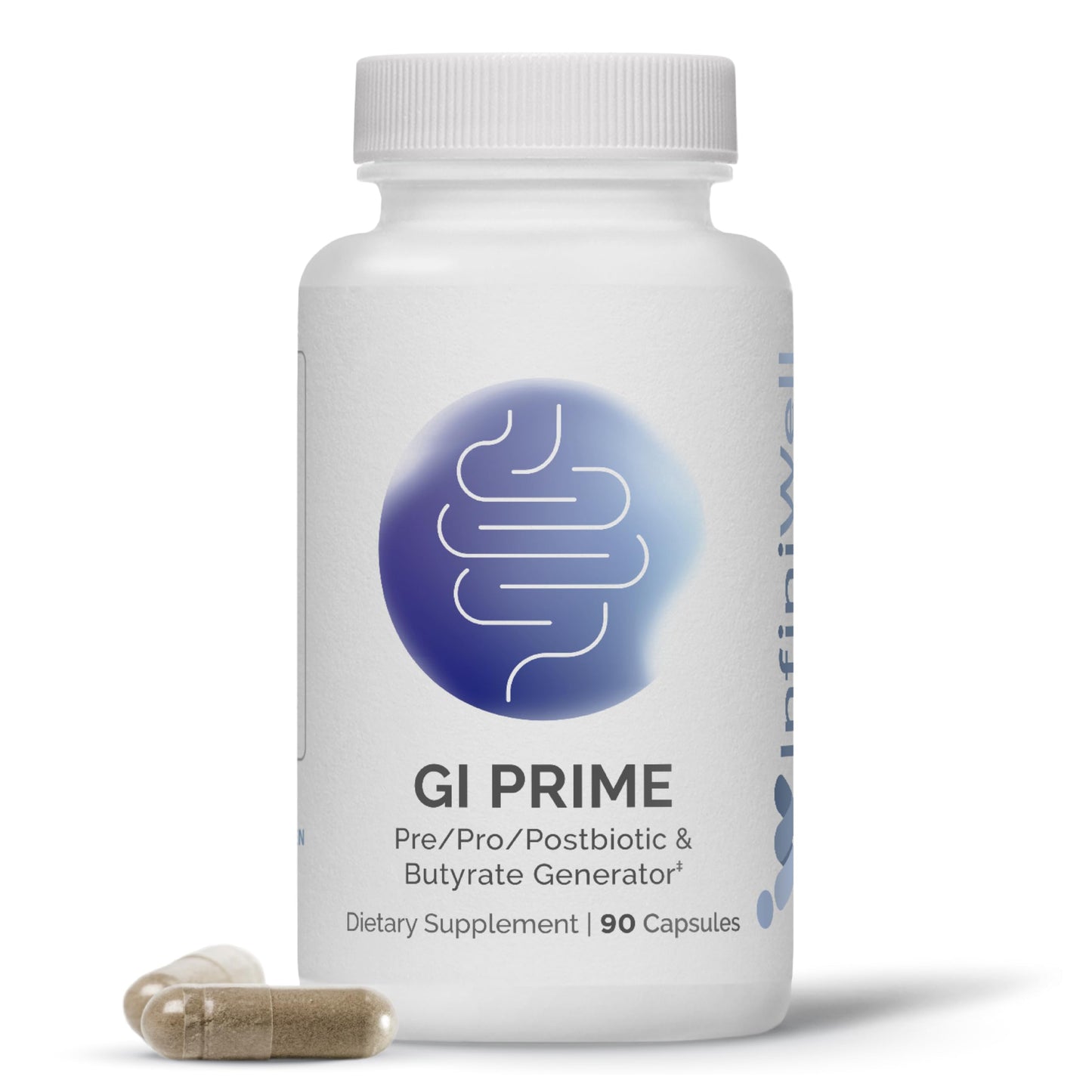 InfiniWell GI Prime: Pre, Pro & Postbiotics for Digestive Health