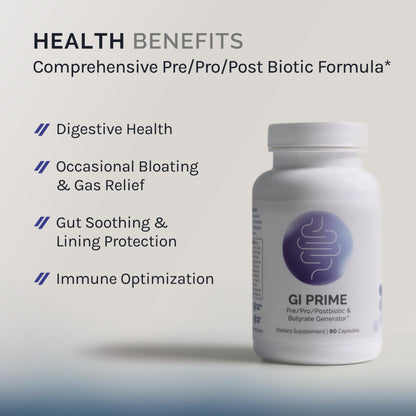 InfiniWell GI Prime: Pre, Pro & Postbiotics for Digestive Health