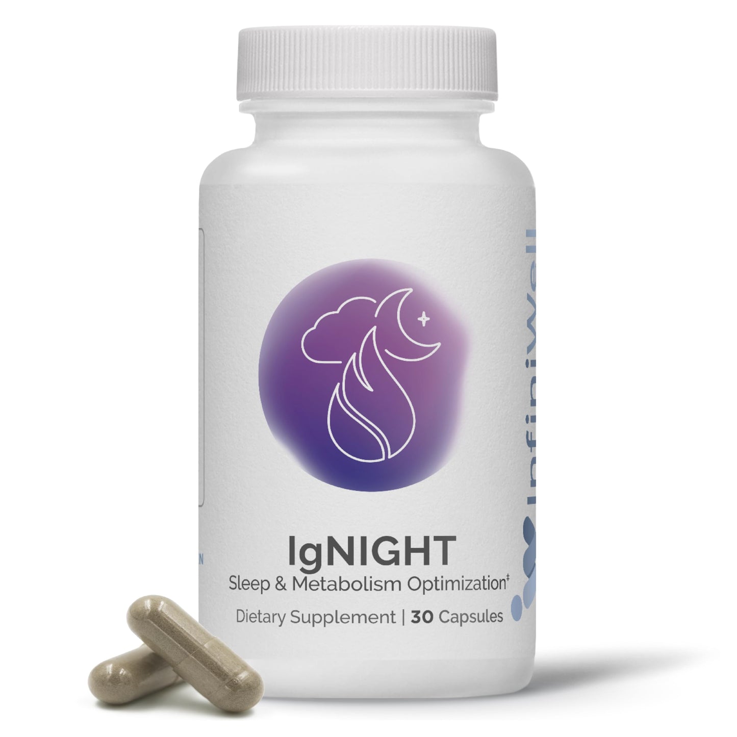 InfiniWell IgNIGHT Sleep Aid – Valerian, Ashwagandha & Grains of Paradise