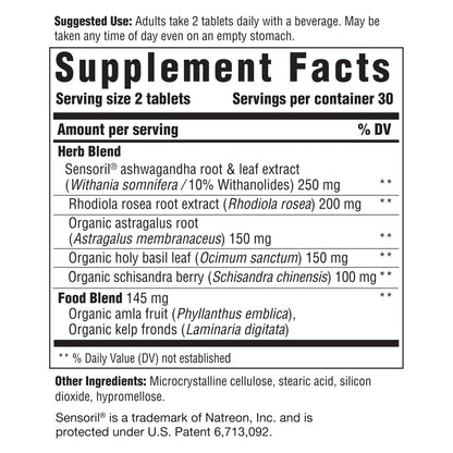 INNATE Response Adrenal Support with Ashwagandha — 90 Tablets, Non-GMO & Vegetarian