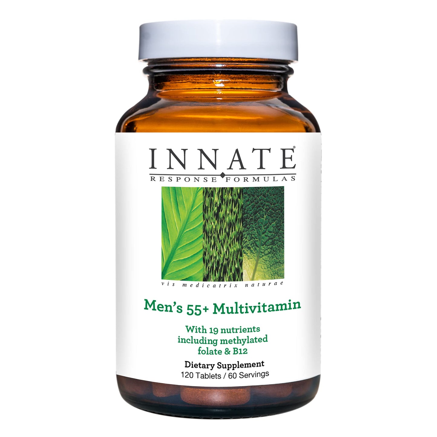 Innate Response Formulas Men’s 55+ Multivitamin – 120 Tablets | Vegetarian, Non-GMO, Kosher, Gluten-Free