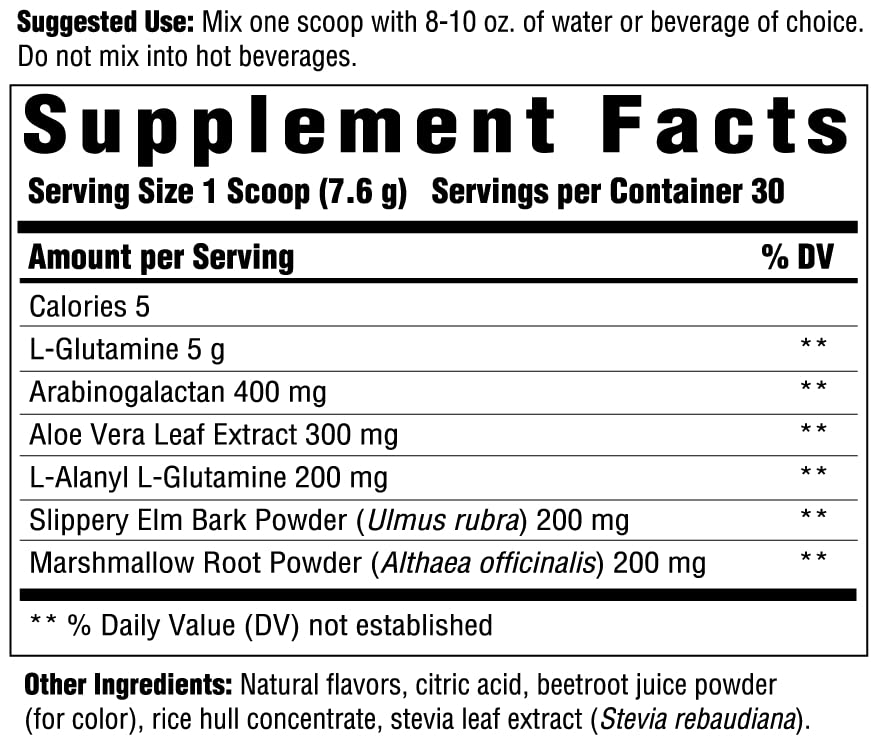 INNATE Response GI Response - Digestive Support Powder with 5g Glutamine per Serving | 30 Servings (228 g)