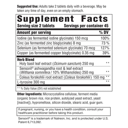 INNATE Thyroid Response Complete Care - Ashwagandha (90 Tablets) | Vegetarian, Gluten-Free, Non-GMO