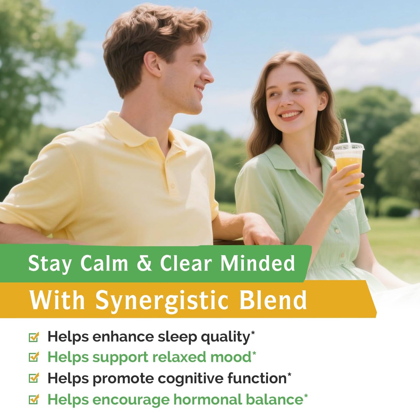 Innate Vitality L-Theanine 200 mg – 7-in-1 Sleep & Focus Support, 120 Capsules