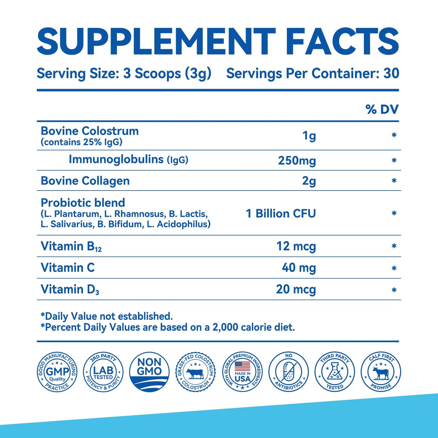 Inner Brightness Colostrum & Collagen Powder – Gut Health & Beauty (30 Servings)