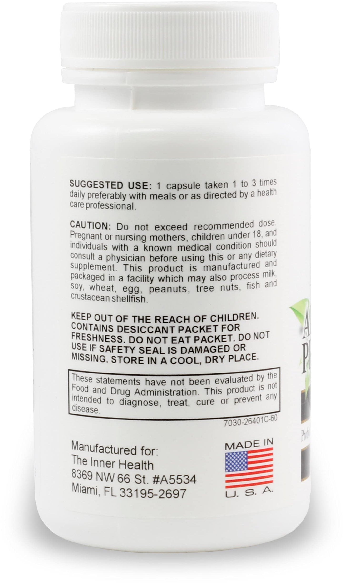 Inner Health Advanced Probiotics for Women & Men | Gut & Immune Support | 5.75B Cultures