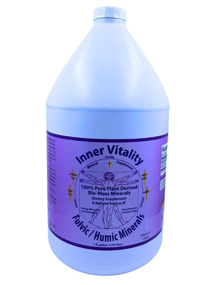 Inner Vitality Fulvic Humic Mineral Blend – Morningstar Minerals (1 Gallon)