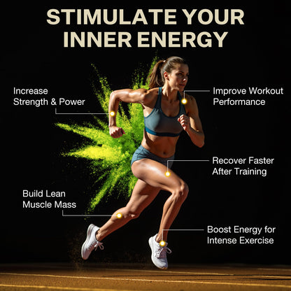 INNIOXV Creatine Monohydrate Capsules – 5000mg per Serving, with Hydrolyzed Collagen, Gluten Free
