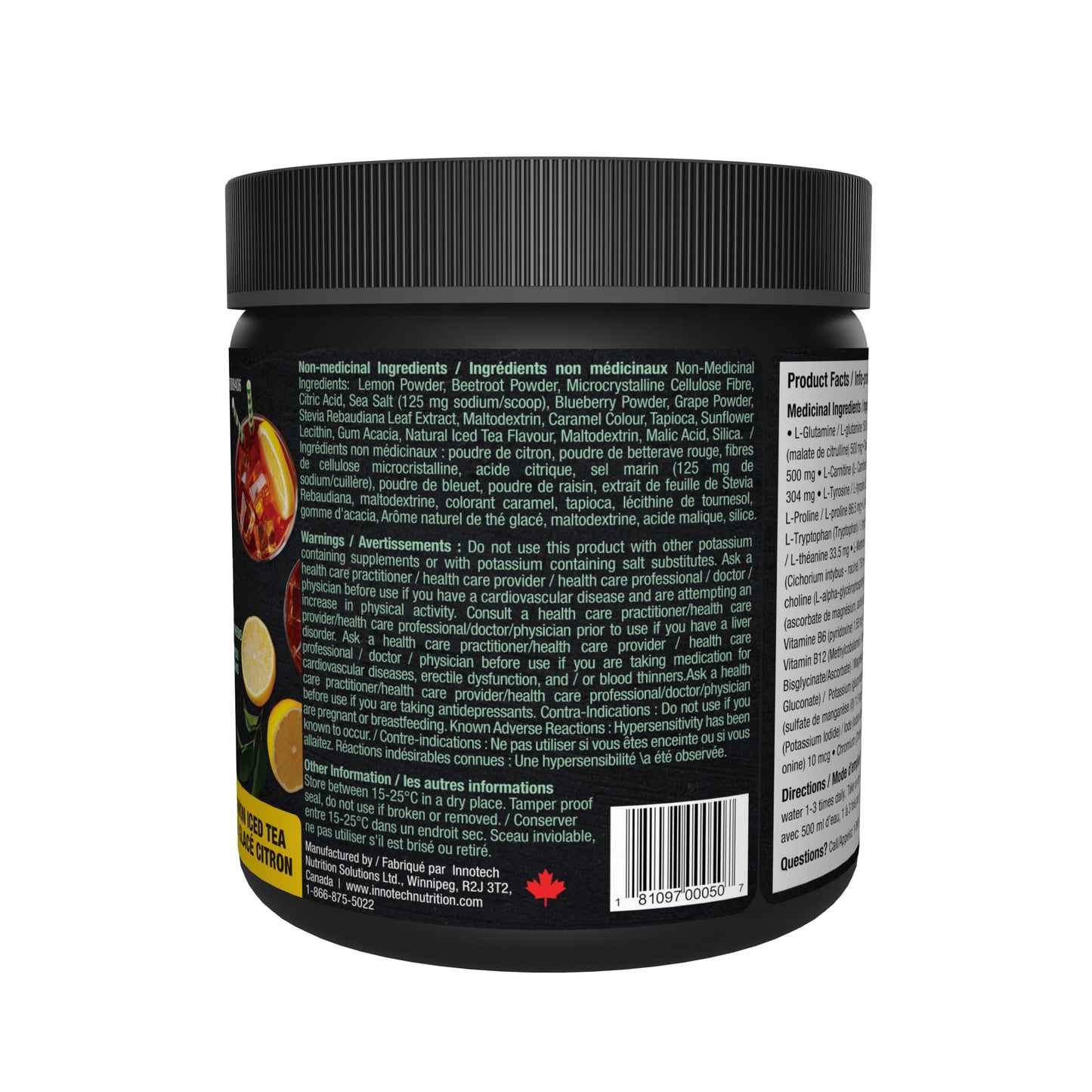 INNOTECH Nutrition Fasting Days Lemon Iced Tea Drink Mix – Intermittent Fasting (360 g) | 42 Ingredients
