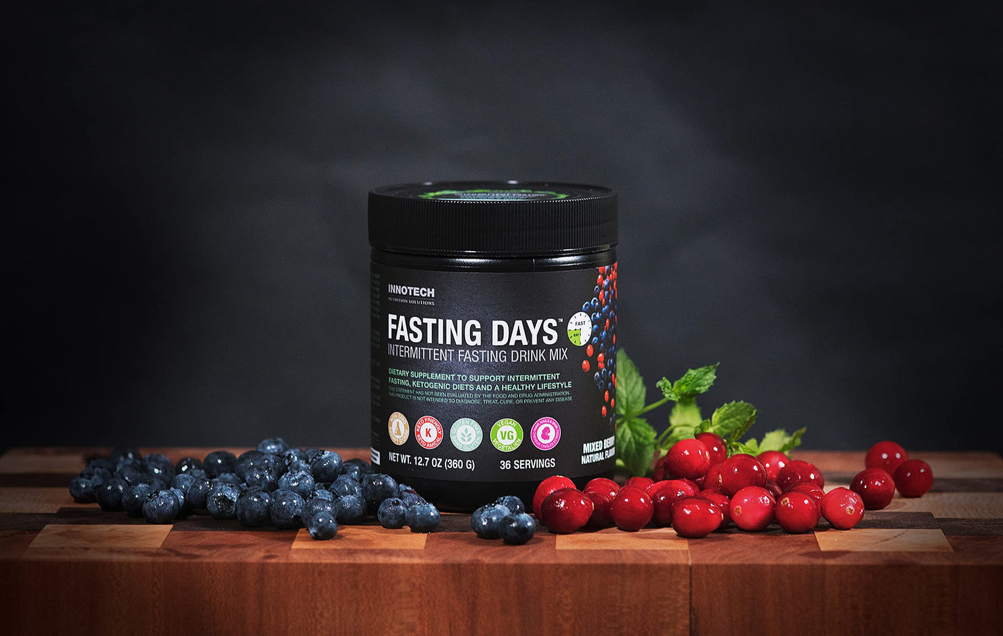INNOTECH Nutrition Fasting Days Drink Mix - Mixed Berry 360g