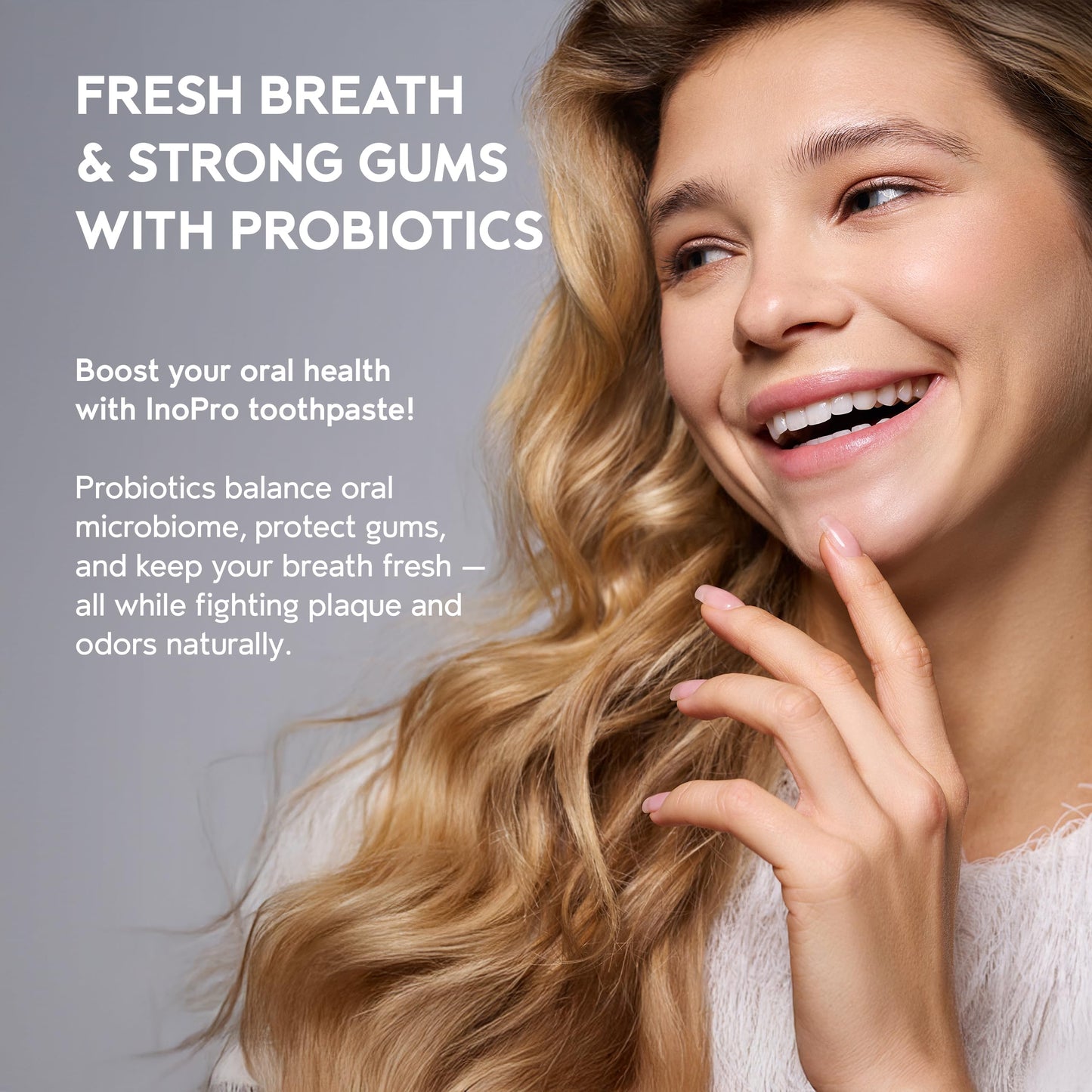 InoPro Hydroxyapatite Toothpaste with Probiotics – Fluoride Free, 5oz