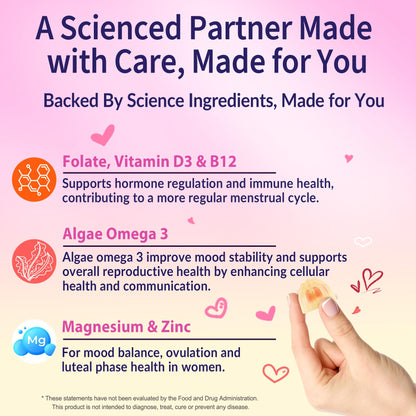 2 Pack Myo-Inositol & D-Chiro Inositol for Hormone Balance – Sugar Free Gummies (40:1) – Vegan
