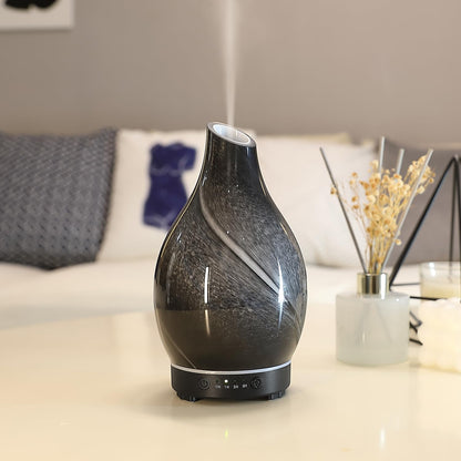 INRORANS Star River Aromatherapy Diffuser 160ml | Ultrasonic Diffuser, 7-Color LED Night Light, Auto Shut-Off