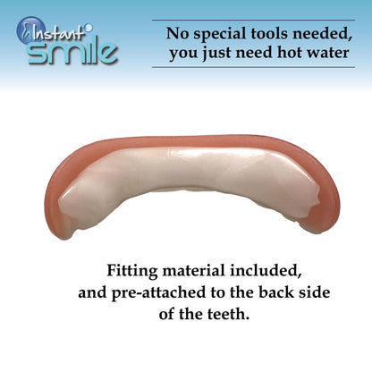 Instant Smile Comfort Fit Flex Upper Veneer - Bright Shade Cosmetic Teeth