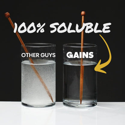 Gains in Bulk Instantized Creatine Monohydrate – Soluble, Zero-Bloat (100 Servings)