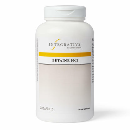 Integrative Therapeutics Betaine HCl – Digestive Support, Dairy-Free, 250 Capsules
