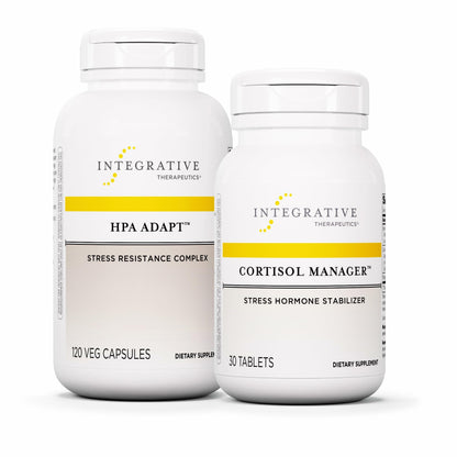 Integrative Therapeutics Cortisol Manager & HPA Adapt – Stress Support Bundle