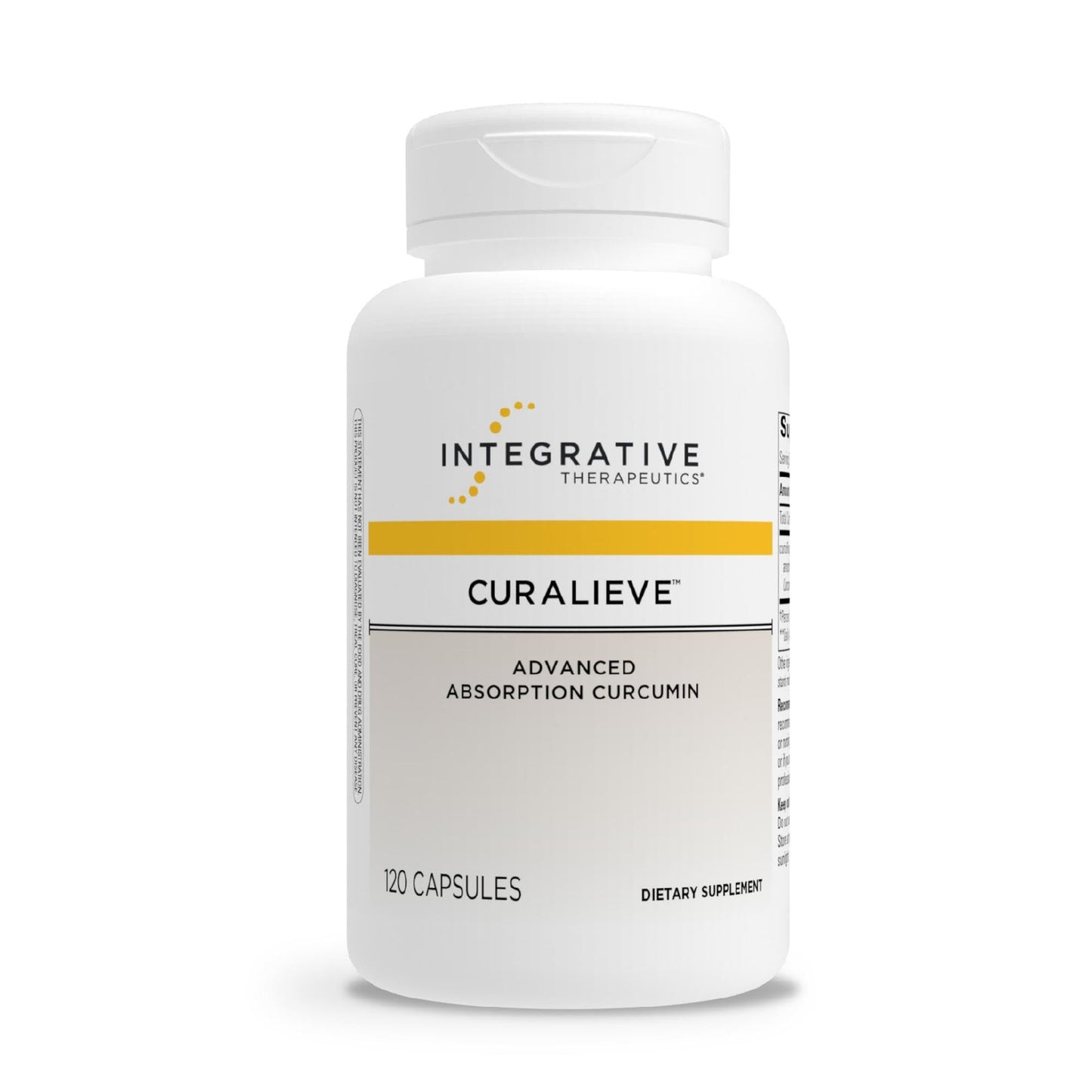 Integrative Therapeutics Curalieve - High-Absorption Curcumin Formula - 120 Capsules