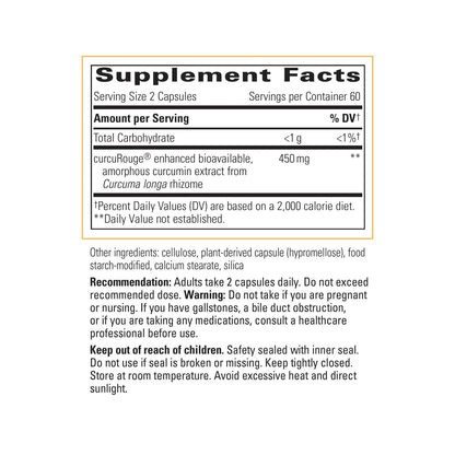 Integrative Therapeutics Curalieve - High-Absorption Curcumin Formula - 120 Capsules