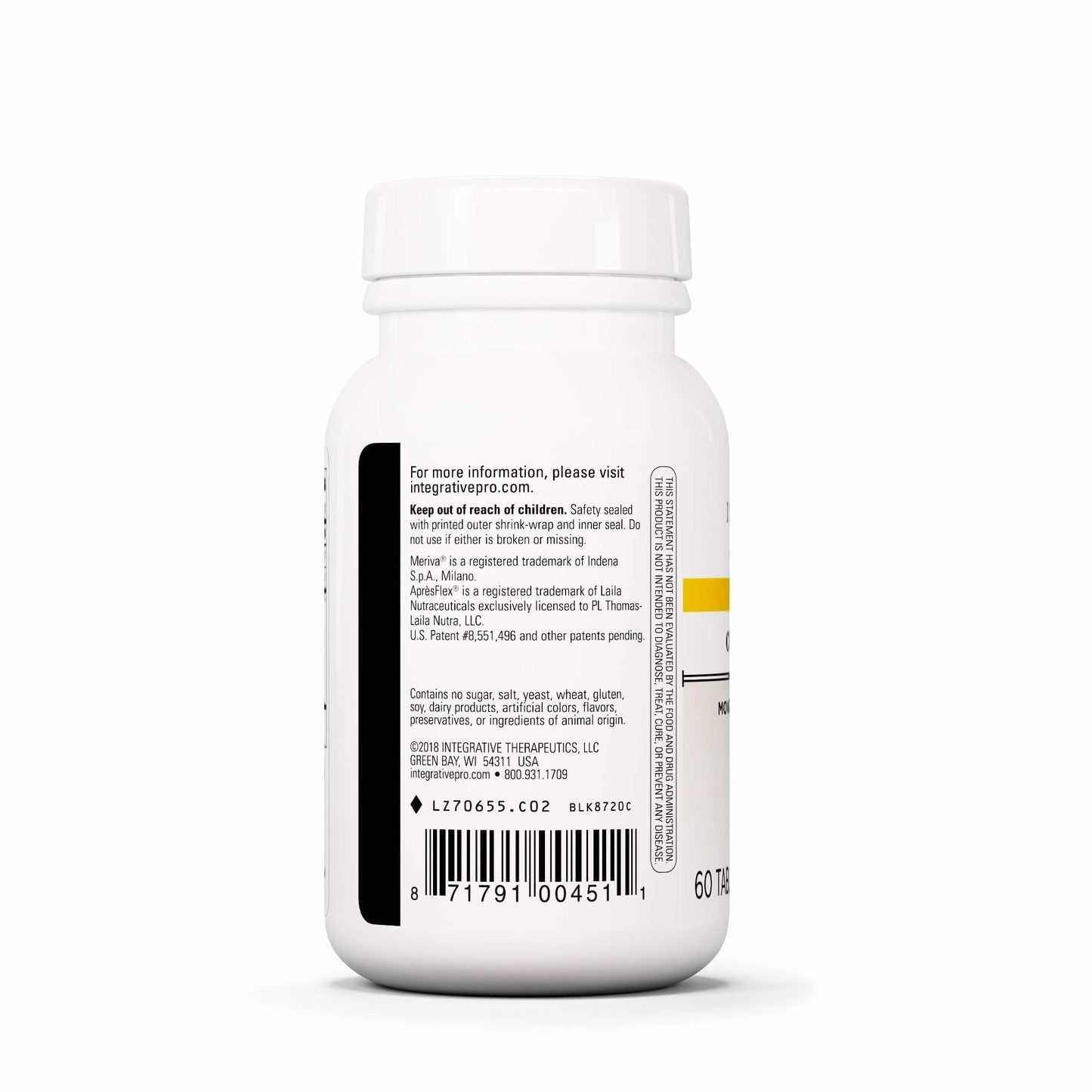 Integrative Therapeutics Curcumax Pro – Movement Support Supplement (Dairy-Free, Vegan) – 60 Tablets
