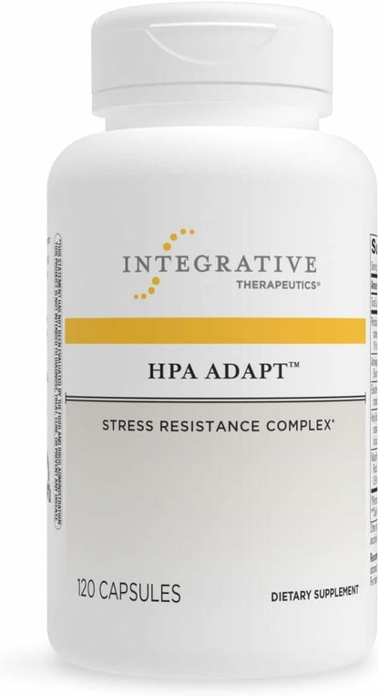 Integrative Therapeutics HPA Adapt – Adaptogenic Stress Support, 120 Capsules | Vegan, Dairy-Free & Gluten-Free