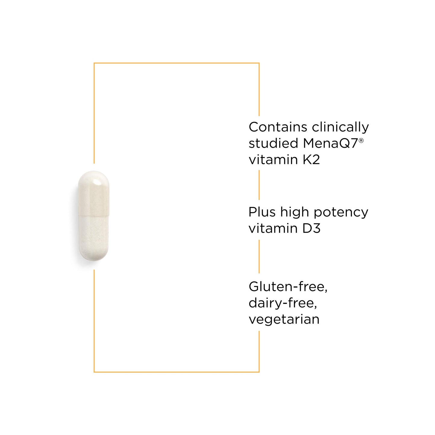 Integrative Therapeutics K2 + D3 – Heart Health & Bone Support | 60 Count