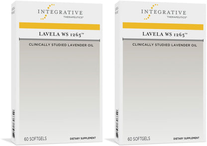 Integrative Therapeutics Lavela WS 1265 – Lavender Oil Softgels for Sleep & Stress Support (Dairy-Free)