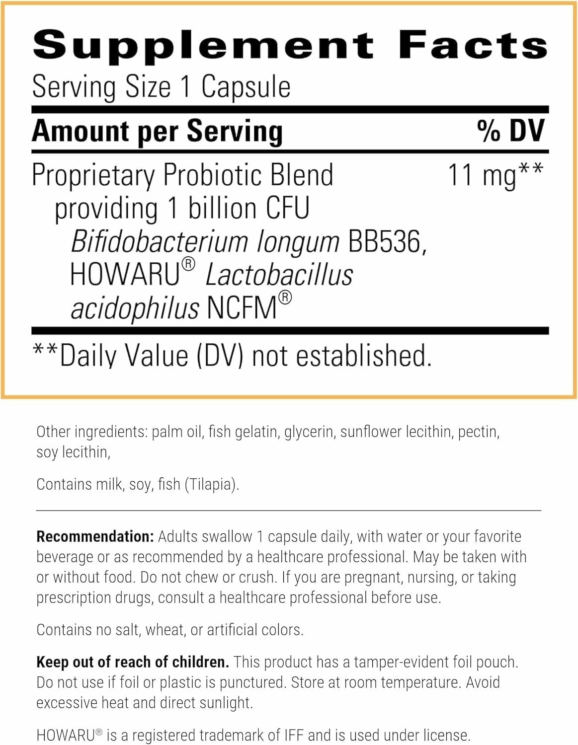 Integrative Therapeutics Probiotic Pearls – Daily Digestive & Immune Support, Soy-Free, 90 Count