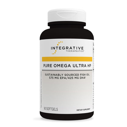 Integrative Therapeutics Pure Omega Ultra HP 1392 mg – Omega-3 Fish Oil with Essential Fatty Acids – Heart Health Support* – Gluten-Free & Dairy-Free – 90 Count