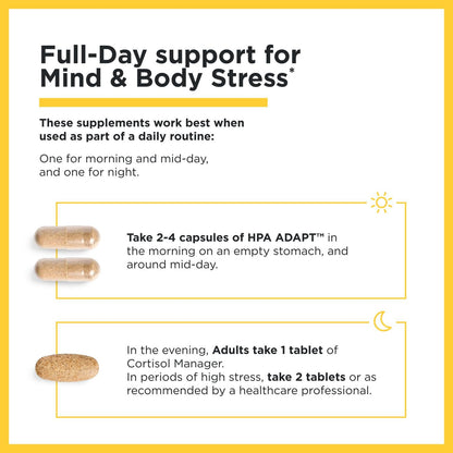 Integrative Therapeutics Cortisol Manager & HPA Adapt – Stress Support Bundle