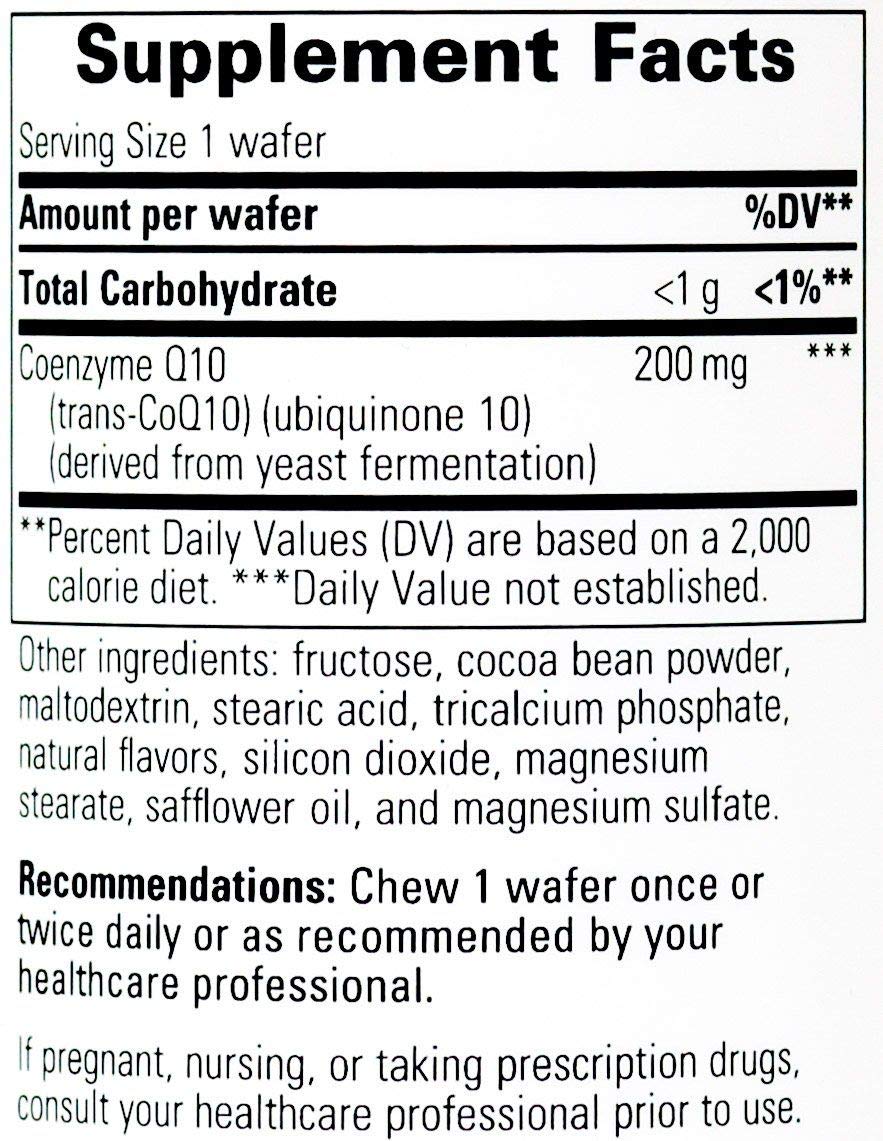Vitaline CoQ10 200 mg – Brain & Heart Health (Chocolate, 30 Servings)