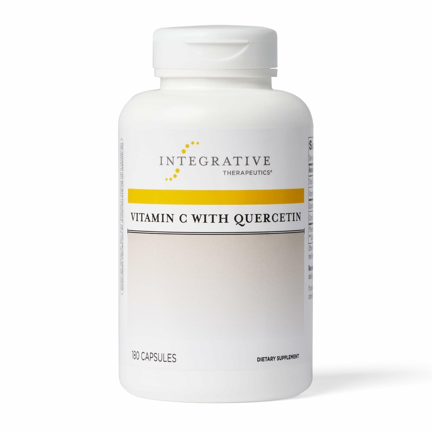 Integrative Therapeutics Vitamin C with Quercetin - Immune Support, Antioxidant Activity - Vegan, Gluten-Free & Dairy-Free - 180 Capsules