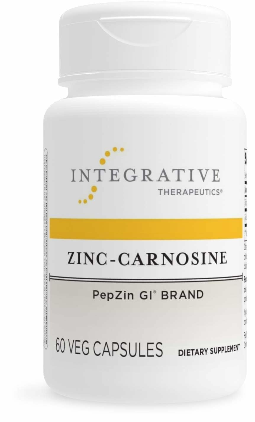 Integrative Therapeutics Zinc-Carnosine - Digestive & Gut Health Support - 60 Capsules