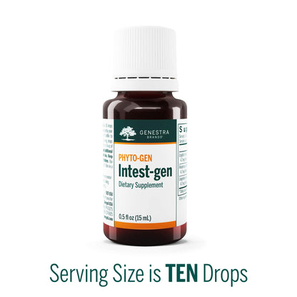 Genestra Brands Intest-gen | English Walnut, Rosemary & Lingonberry Herbal Supplement | 0.5 fl. oz.