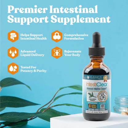 Rejuvica Health IntestiClear – Advanced Herbal Intestinal Cleanse (Liquid Tincture)