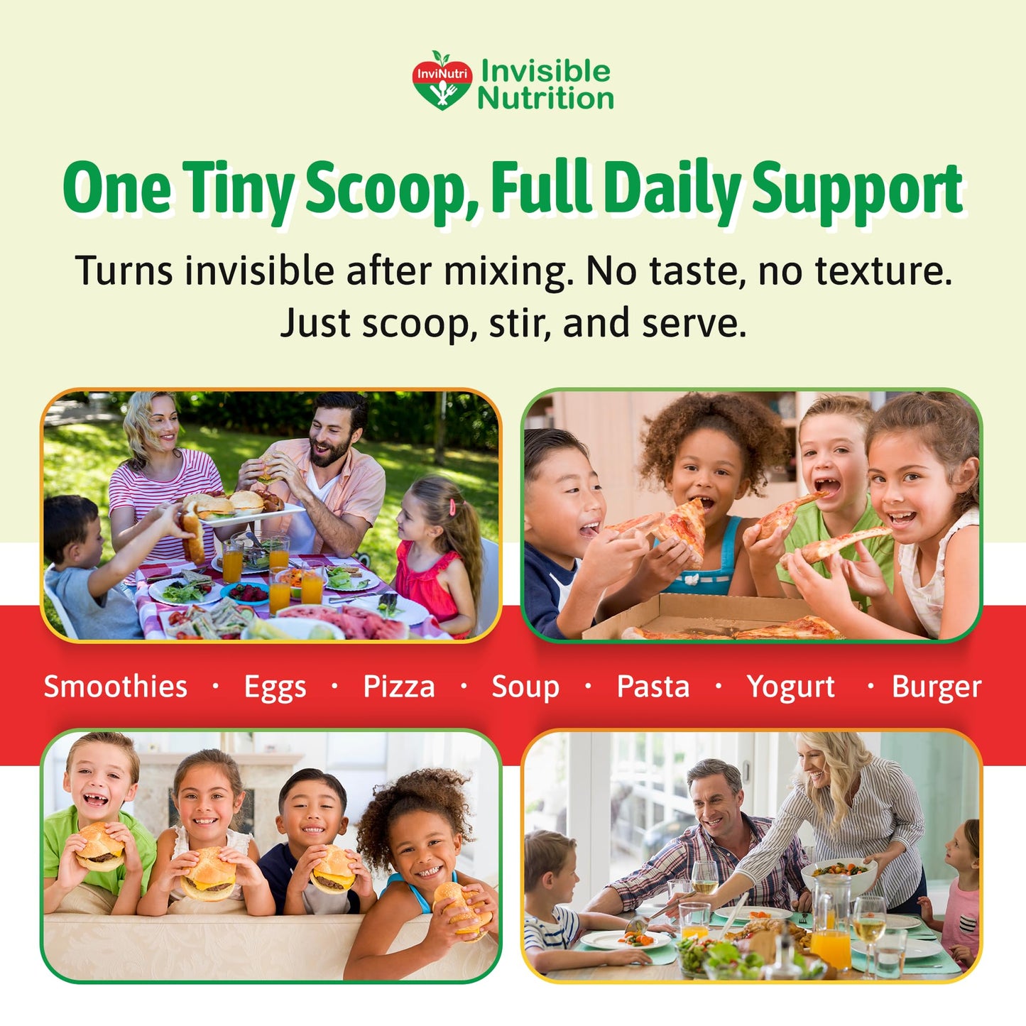 InviNutri Microgreens – Real-Food Multivitamin Powder for Neurodivergent & Picky Eaters | 40x Micronutrients, 30mg Sulforaphane | US Made | Trial Size