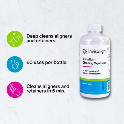 Invisalign Cleaning Crystals+ Mint | Aligner & Retainer Cleaning Solution