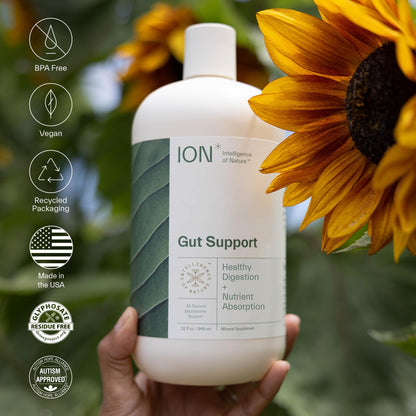 ION* Gut Support Liquid Supplement - Digestive Health & Gut Barrier Support | 16 oz