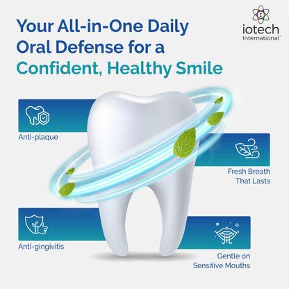 ioRinse Ultra Mouthwash – Alcohol-Free, Dentist-Recommended for Adults & Kids