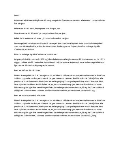 IOSAT Potassium Iodide 130 mg - 14 Tablets | Emergency Thyroid Protection