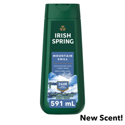 Irish Spring Mountain Chill Body Wash - Refreshing Clean & Invigorating Scent