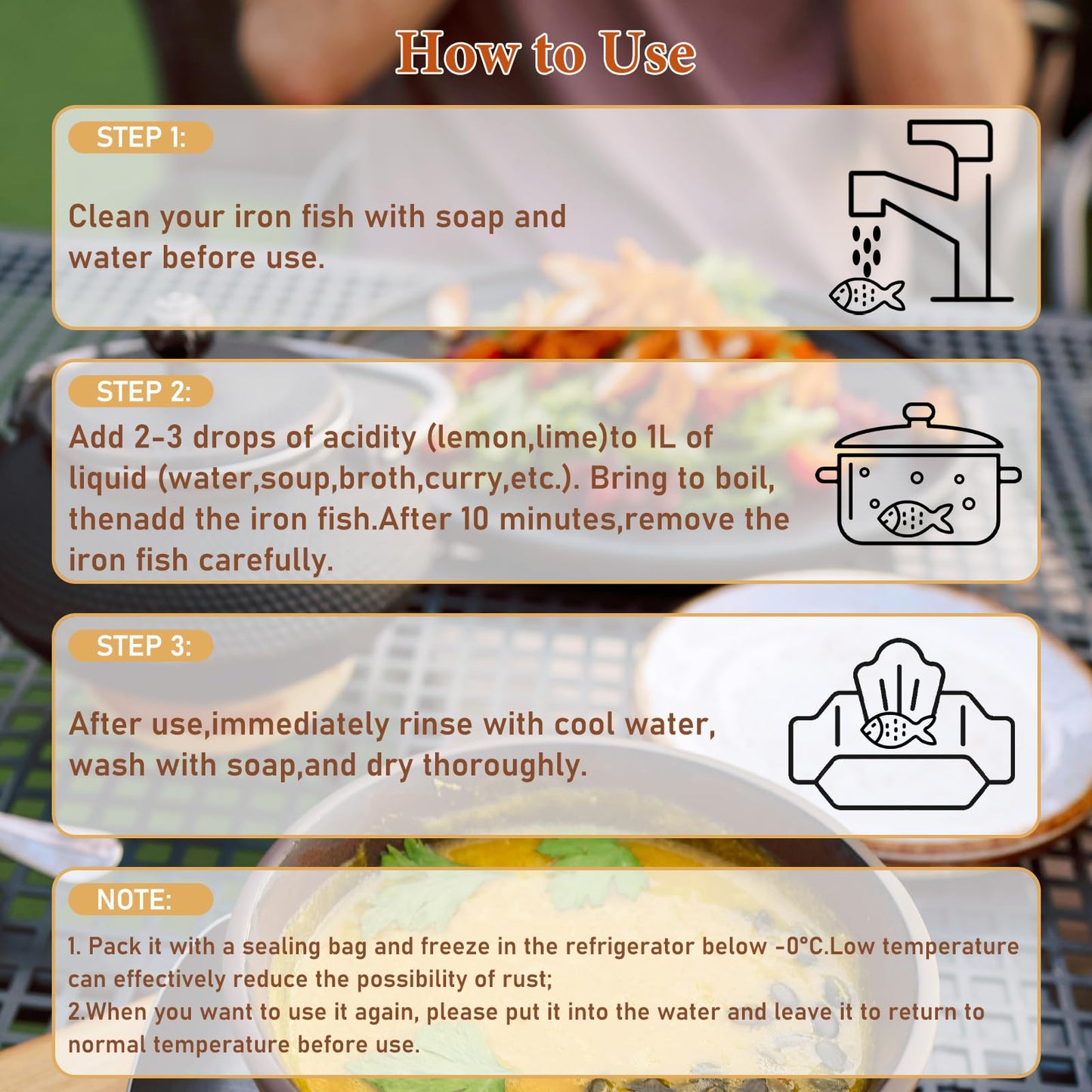 Iron Fish 2 Pack – Cast Iron Cooking Tool to Boost Iron in Food & Water