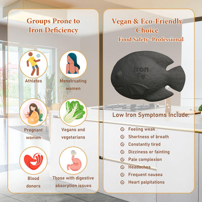 Iron Fish 2 Pack – Cast Iron Cooking Tool to Boost Iron in Food & Water