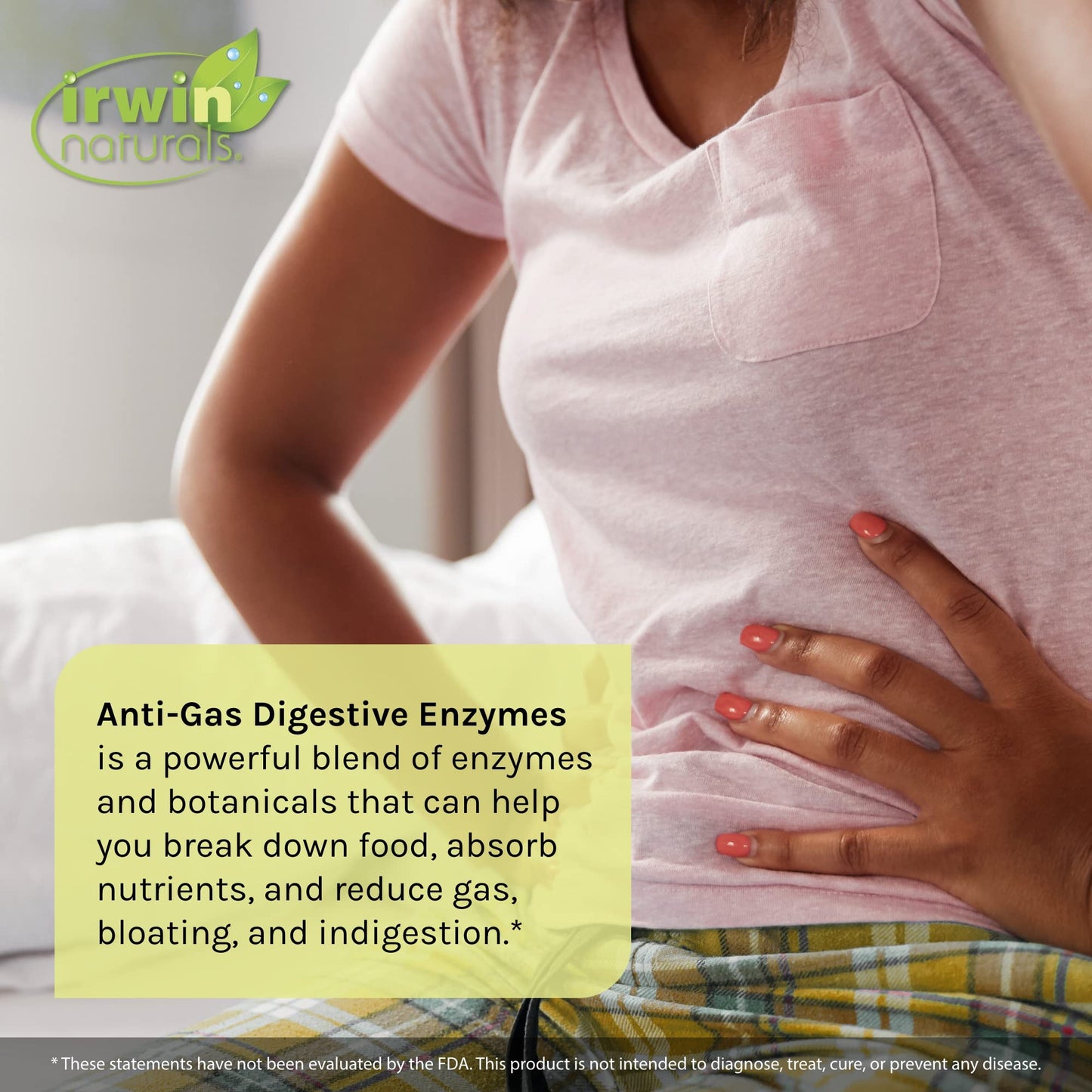 Irwin Naturals Anti-Gas Digestive Enzymes - 90 Servings (Pack of 2)